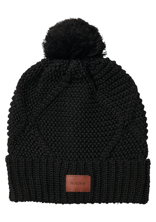 Julian Pom Beanie - Black
