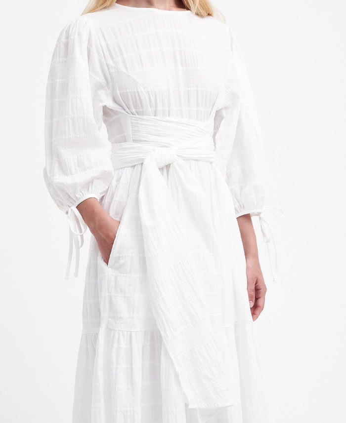 Kelburn Midi Dress Classic White