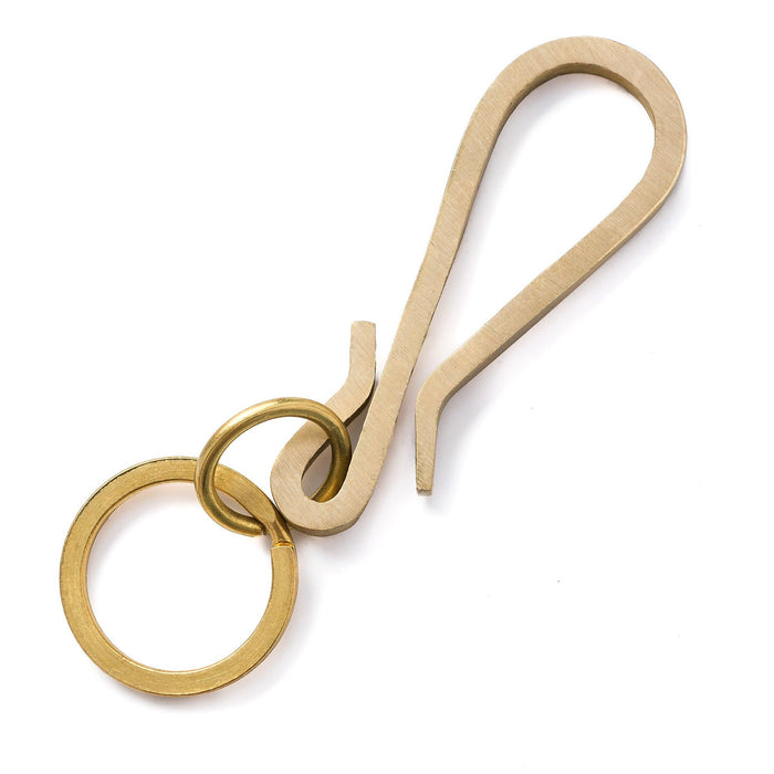 Keyhook in Raw Brass
