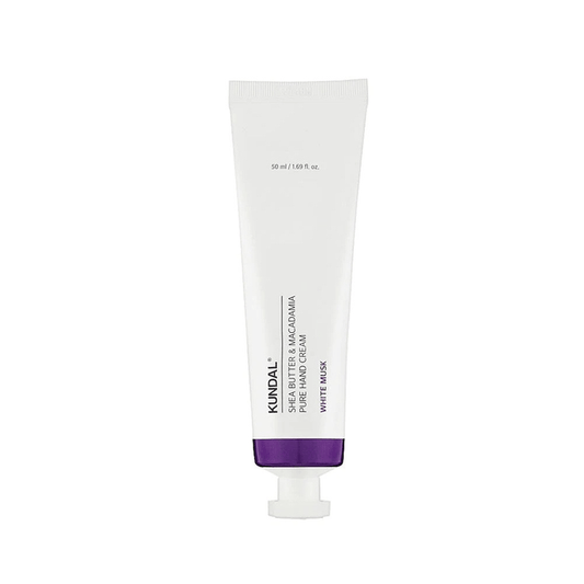 Kundal Shea Butter & Macadamia Pure Hand Cream White Musk 50 ml - Beauty Tribe