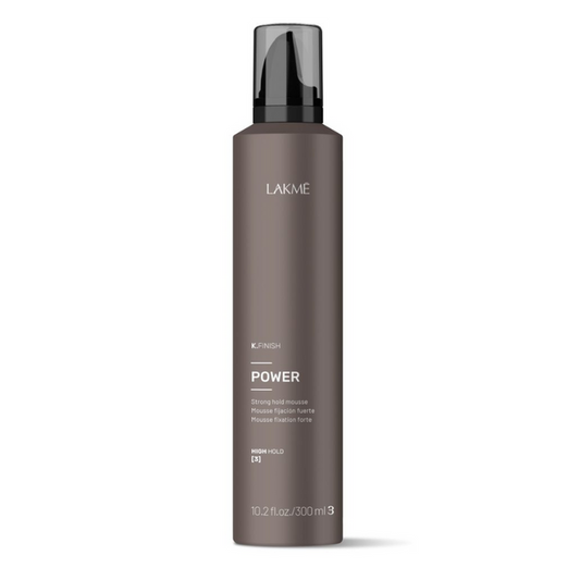 Lakme K Finish Power Strong Hold Mousse 10.2oz - Lakme | Available at Studio 360 Salon, Chatham, NJ