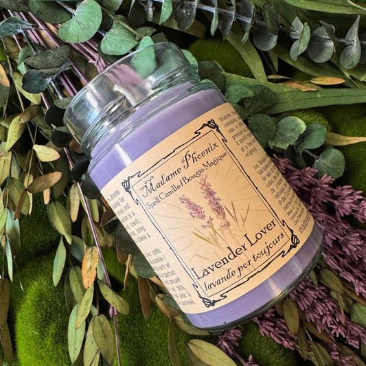Lavender Lover Magic Aromatherapy Spell Candle