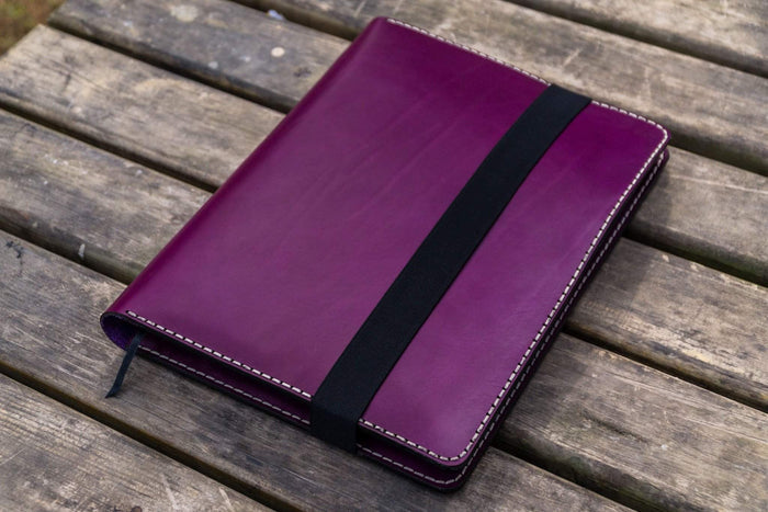 Leuchtturm1917 A4 - A4+ Leather Cover Portfolio - Purple