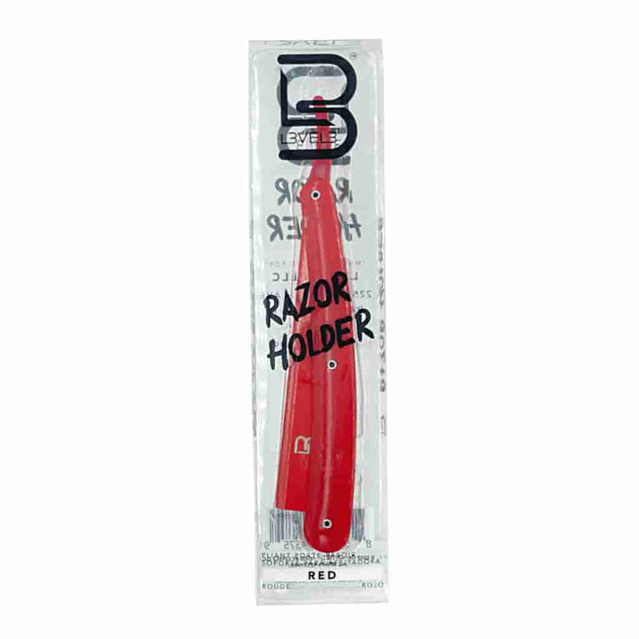 Level 3 Red Straight Razor Holder - BUYBARBER.COM