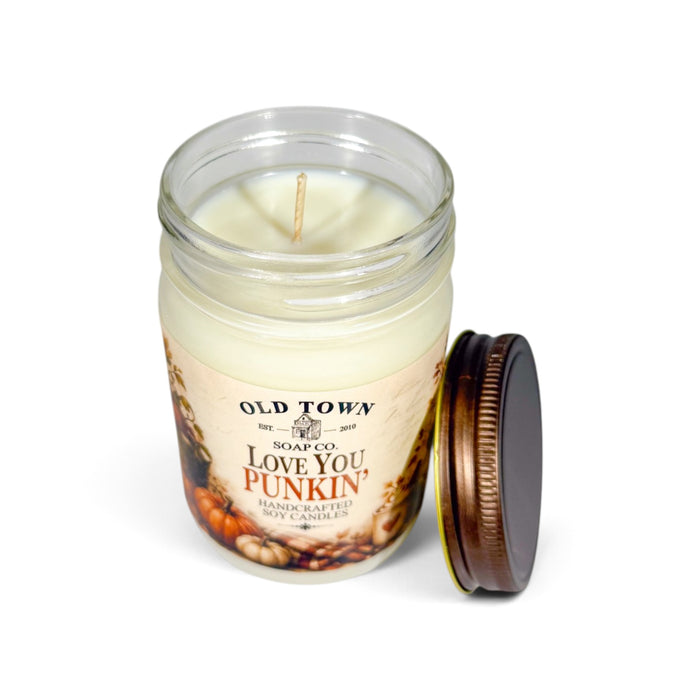 Love You Punkin' 12oz. Candle - Old Town Soap Co.