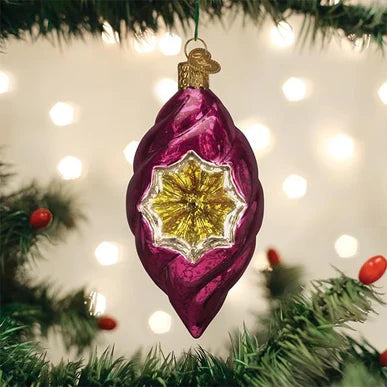 Lustrous Orchid Reflection Ornament