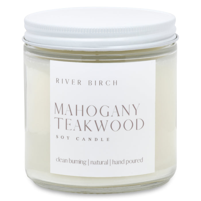 Mahogany Teakwood - 16 oz Clear Jar