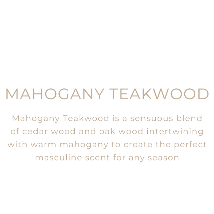 Mahogany Teakwood - 16 oz Clear Jar