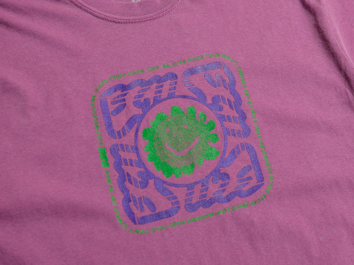 Mansfield Square T-Shirt - Berry / Forest
