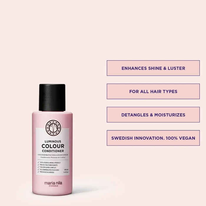 Maria Nila Luminous Colour Travel Size Conditioner 100ml - Beauty Tribe