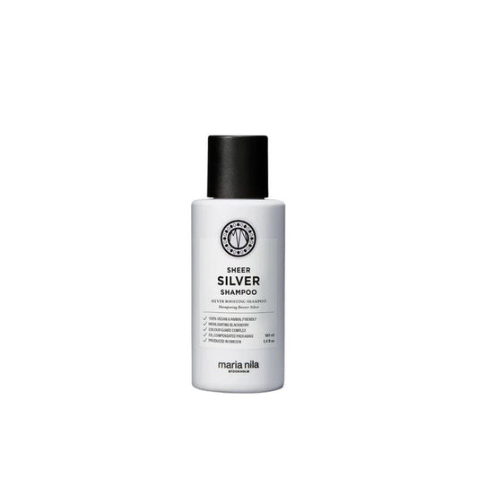 Maria Nila Sheer Silver Travel Size Shampoo 100ml - Beauty Tribe
