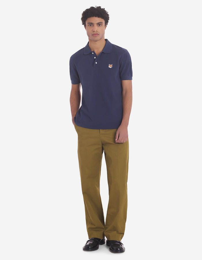 Men's Fox Head Patch Regular Polo Ink Blue