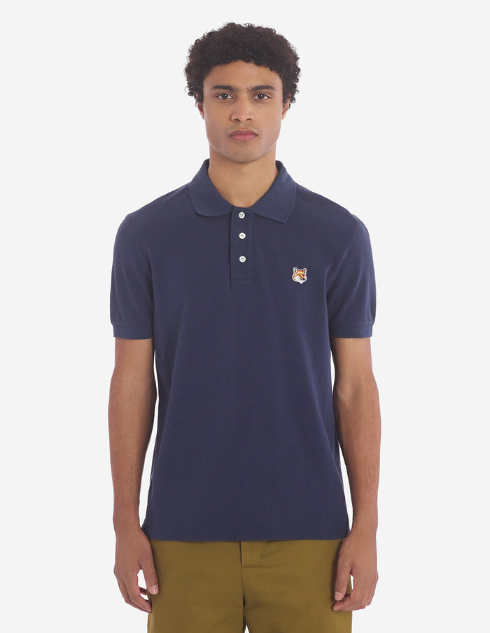 Men's Fox Head Patch Regular Polo Ink Blue