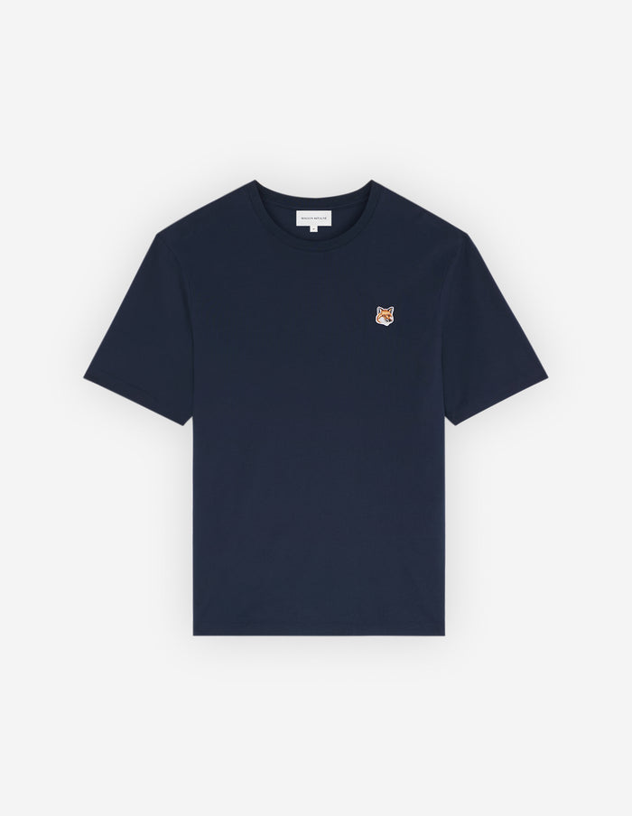 Men's Fox Head Patch Regular Tee Shirt Ink Blue