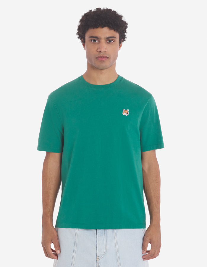Men's Fox Head Patch Regular Tee Shirt Pine