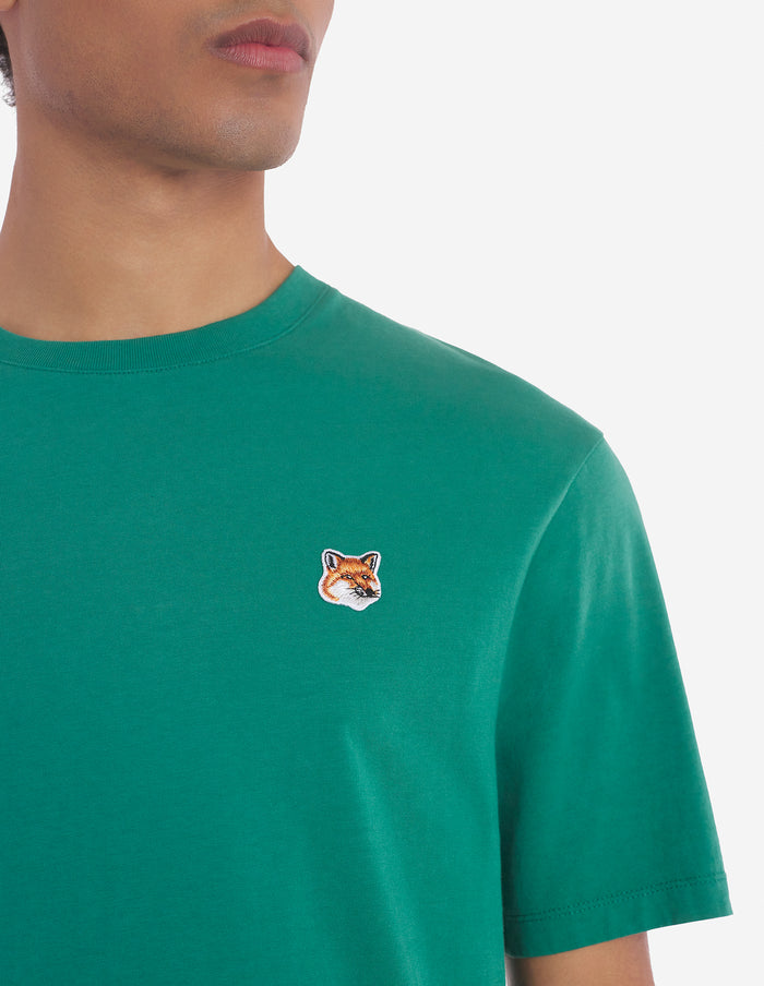 Men's Fox Head Patch Regular Tee Shirt Pine