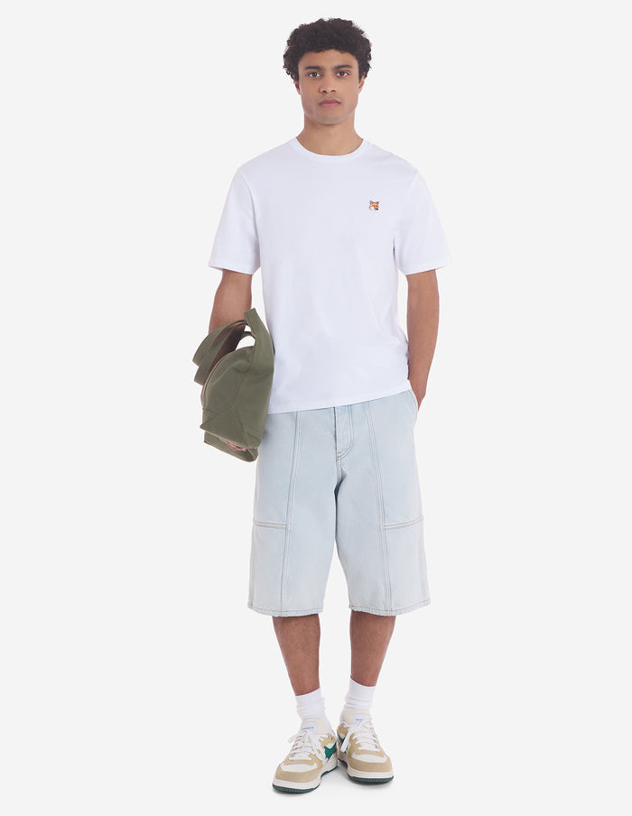 Men's Fox Head Patch Regular Tee Shirt White