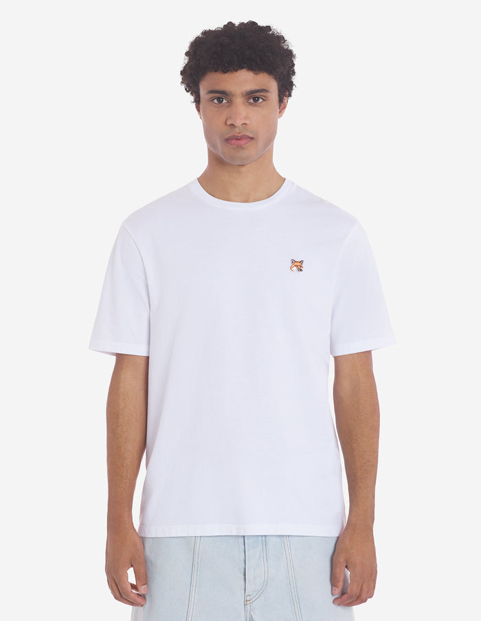 Men's Fox Head Patch Regular Tee Shirt White