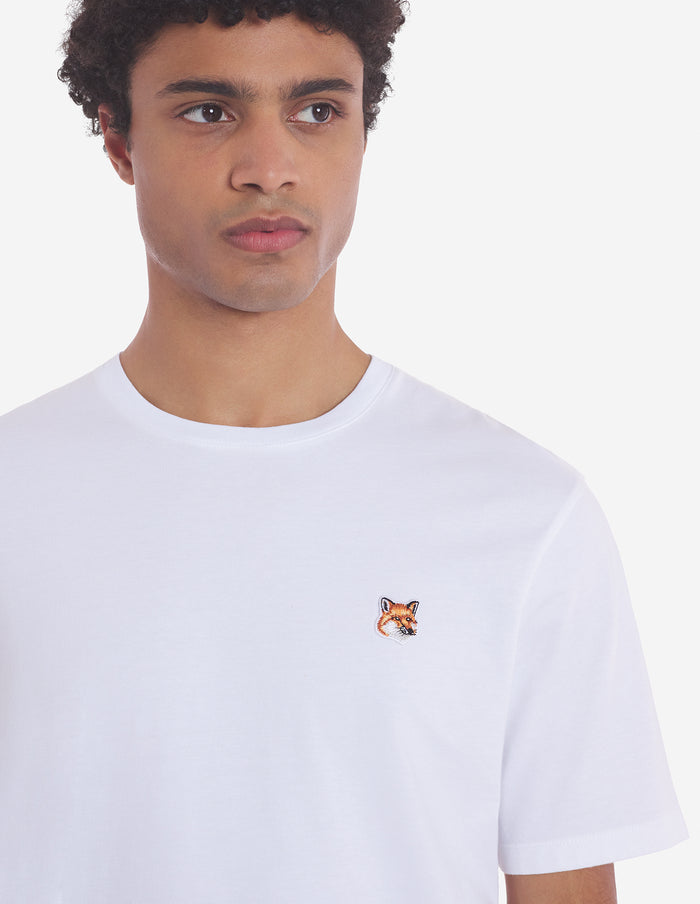 Men's Fox Head Patch Regular Tee Shirt White