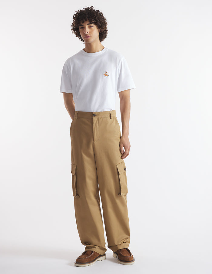 Men's Speedy Fox Patch Comfort Tee-shirt White