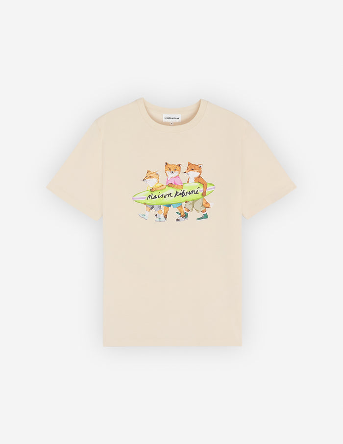 Men's Surfing Foxes Comfort Tee-shirt Paper