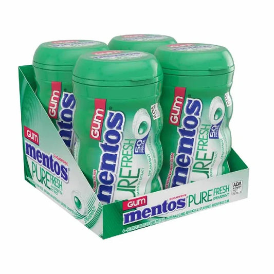 Mentos Pure Fresh Spearmint 50 Ct 4 Pack