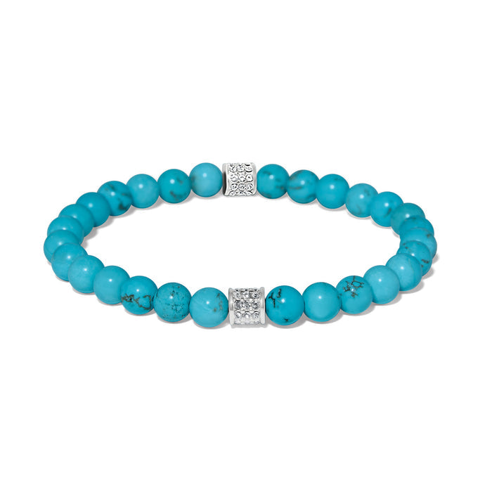 Meridian Petite Turquoise Stretch Bracelet