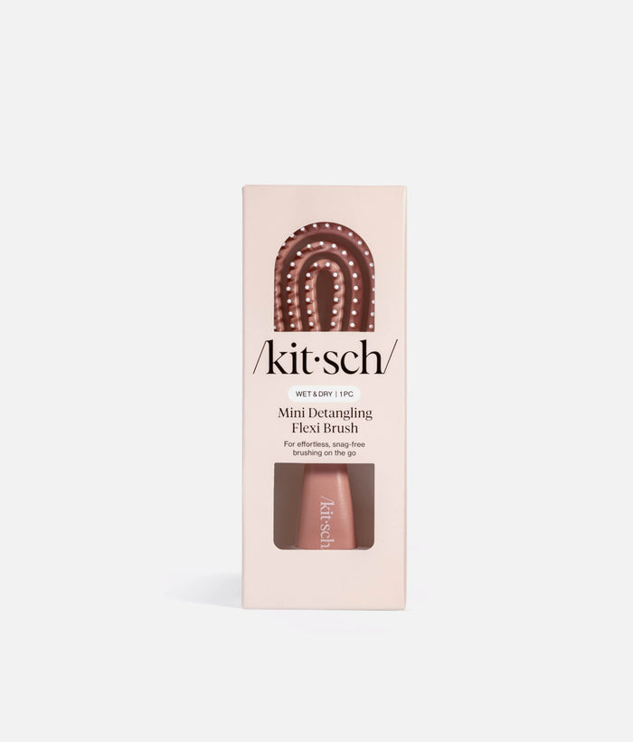 Mini Terracotta Detangling Flexi Brush for Smooth, Healthy Shine
