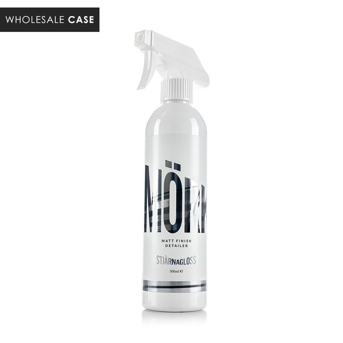 A spray bottle of Stjarnagloss Mork on a white background with the text 'Wholesale Case'.