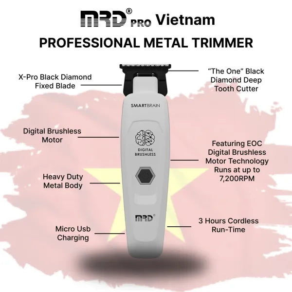 MRD PRO - SMARTBRAIN TRIMMER - WHITE