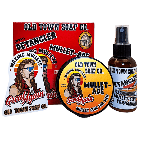 Mullet Maintenance Kit, Conditioning Detangler & Pomade - Old Town Soap Co.
