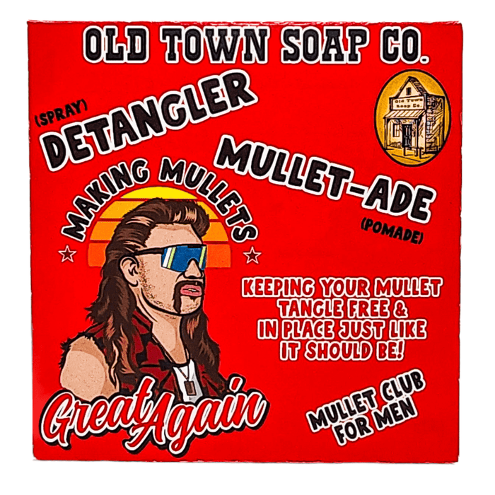 Mullet Maintenance Kit, Conditioning Detangler & Pomade - Old Town Soap Co.