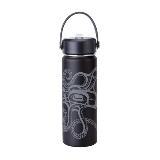 NATIVE NORTHWEST Wide Mouth Bottle - Octopus (Nuu) - 21oz