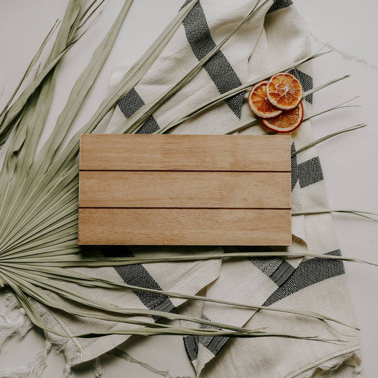 Natural Rectangular Wood Tray - Home Decor & Gifts - Magnolia Lane co. Home + Garden + Gift