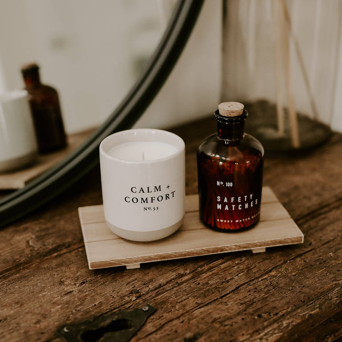 Natural Rectangular Wood Tray - Home Decor & Gifts - Magnolia Lane co. Home + Garden + Gift