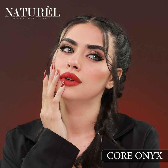 Naturel Lenses Core Onyx - Intense Korean Lenses - Colored Contact Lenses - Naturel -- United Arab Emirates -- Pinky Cosmetics