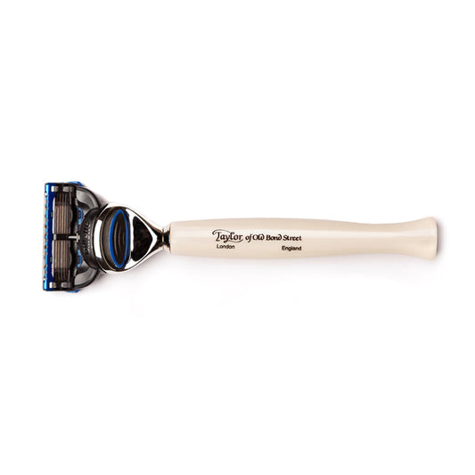 Taylor of Old Bond Street No. 74 Fusion Razor with Imitation Ivory Handle