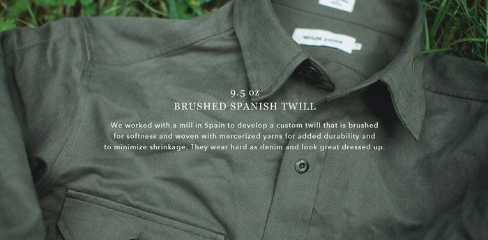 Olive Twill Highlands Shirt