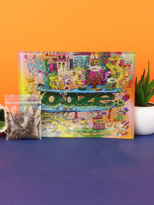 Ooze Oozeville - Glass Rolling Tray | One Colour-Image 1