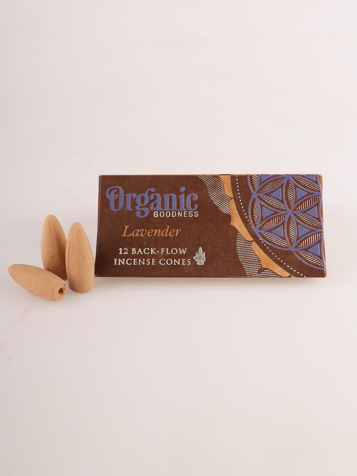 Organic Goodness Backflow Cones | Lavender-Image 2