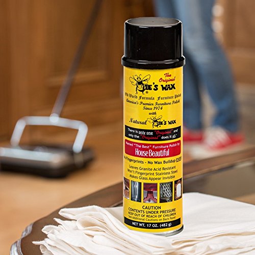 Bees Wax Polish Aerosol Spray 17 oz Part BW-17