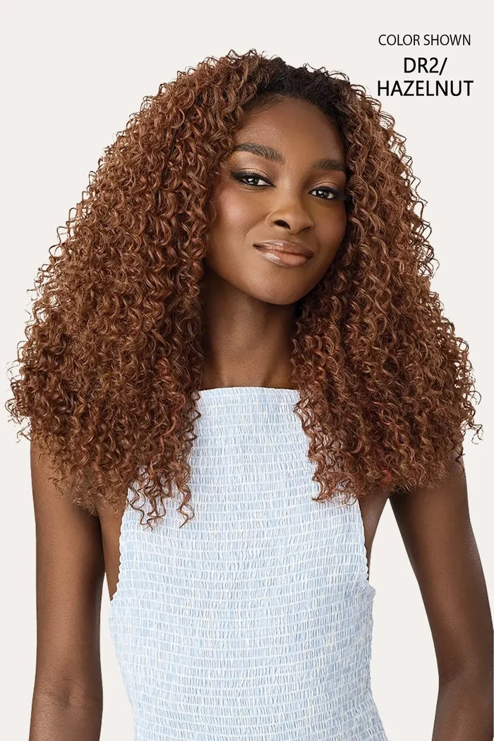 OUTRE QUICK WEAVE HALF WIG - WHIRLY CURLS 3C OUTRE