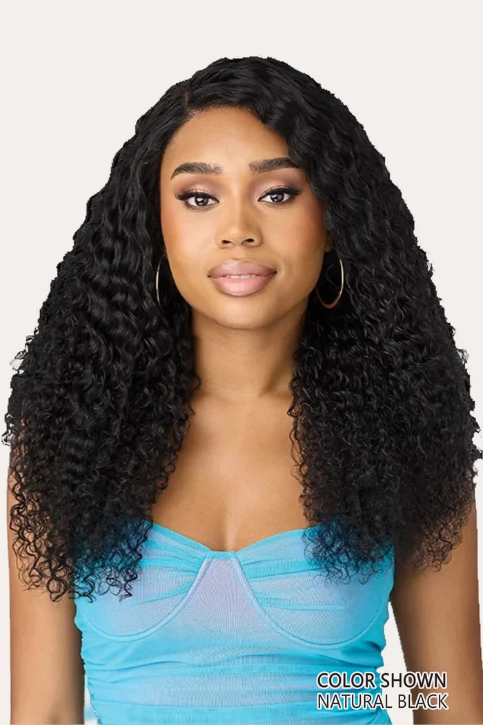 OUTRE SUGAR PUNCH 13X5 GLUELESS LACE FRONTAL WIG - WET&WAVY DEEP CURL 22" OUTRE