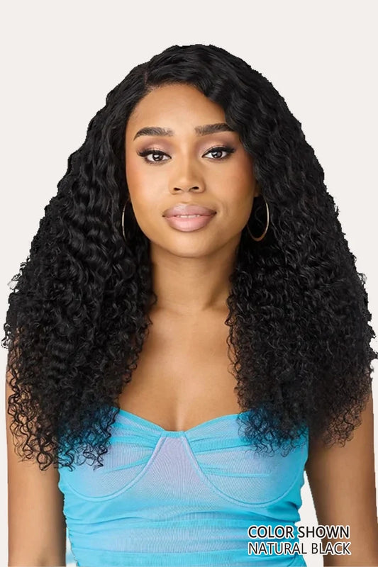 OUTRE SUGAR PUNCH 13X5 GLUELESS LACE FRONTAL WIG - WET&WAVY DEEP CURL 22" OUTRE
