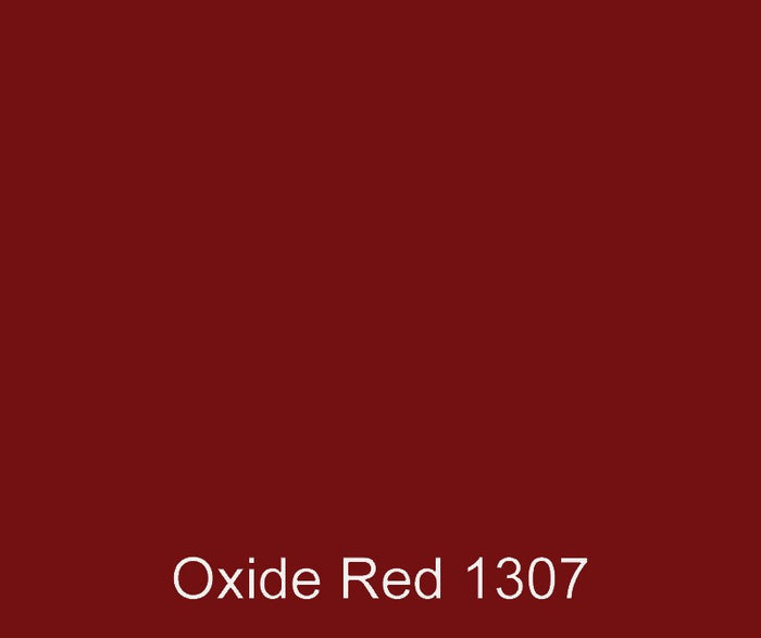 Oxide Red color swatch for colored polyester gel coat resin that creates high quality finished parts.