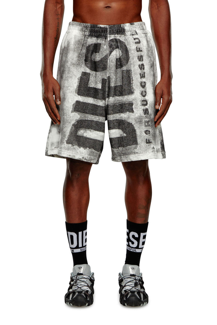 p-bisc Colour bleed Super Logo sweat shorts Deep/Black