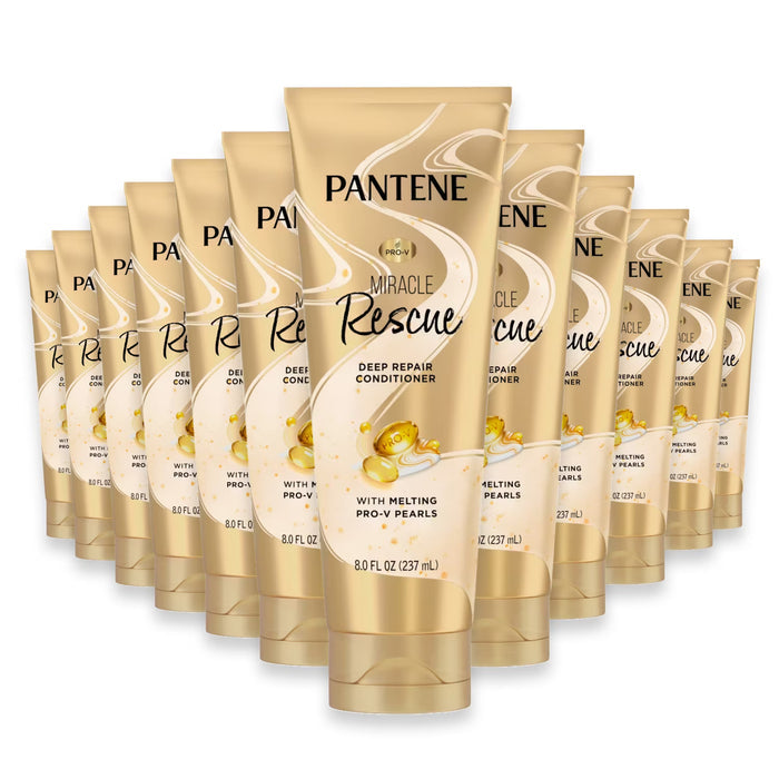Pantene Pro-V Miracle Rescue Deep Repair Conditioner - 8 oz - 12 Pack