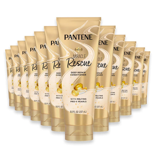 Pantene Pro-V Miracle Rescue Deep Repair Conditioner - 8 oz - 12 Pack