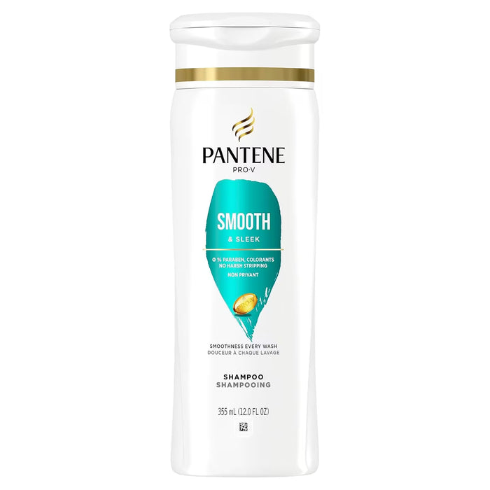 Pantene Pro-V Smooth & Sleek Shampoo 12 oz - 6 Pack