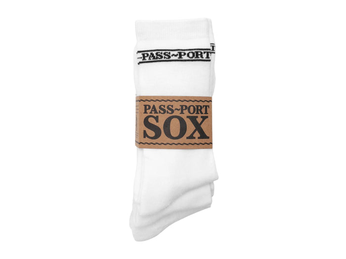 Pass-Port - Hi Sock 3pk - White